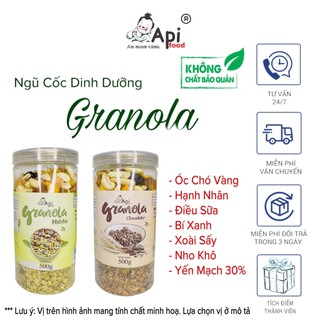  Ngũ Cốc Dinh Dưỡng Granola Hỗ Trợ Ăn Kiêng Api Food