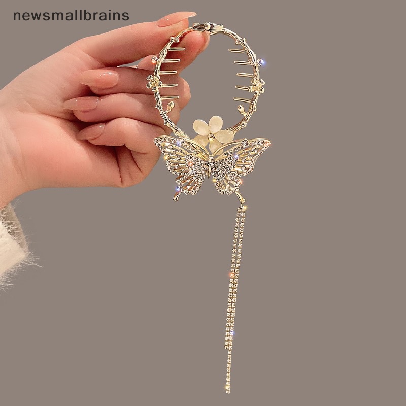 Kẹp Tóc Hình Bướm / Hoa Lan / Thiên Nga Đính Ngọc Trai / Ngọc Trai nsb