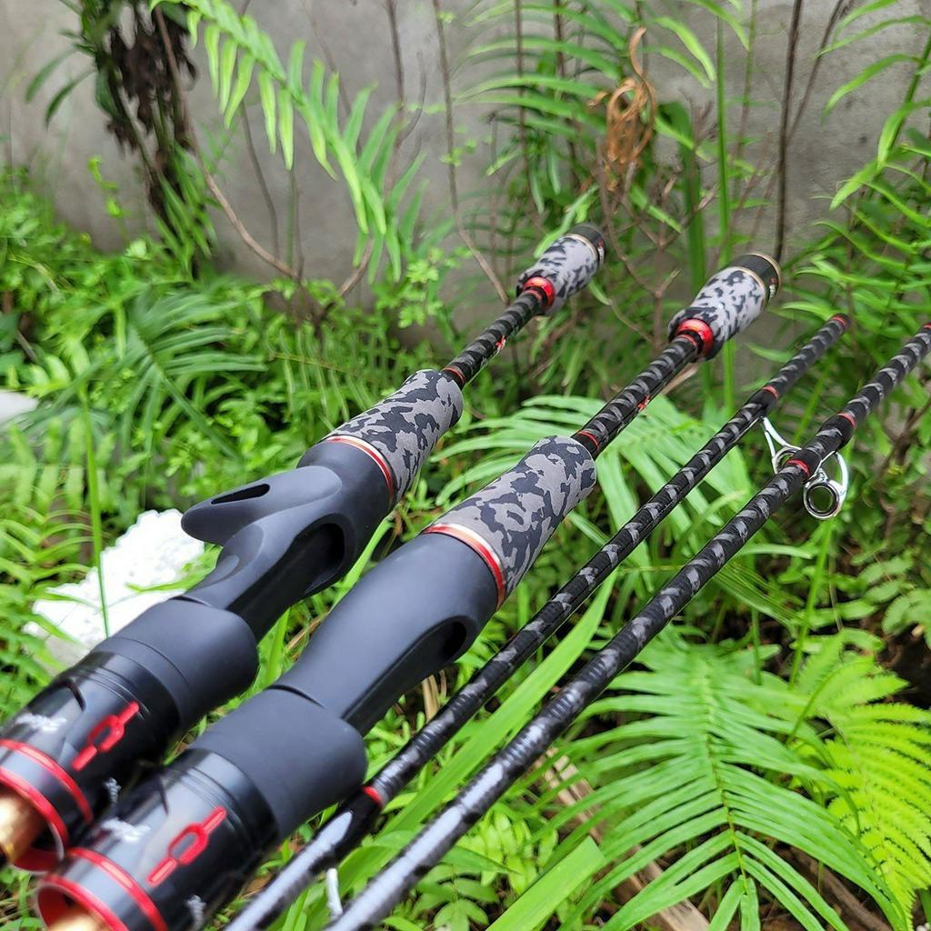 Cần câu lure cao câp Red Devil carbon xoắn X toàn thân CM42