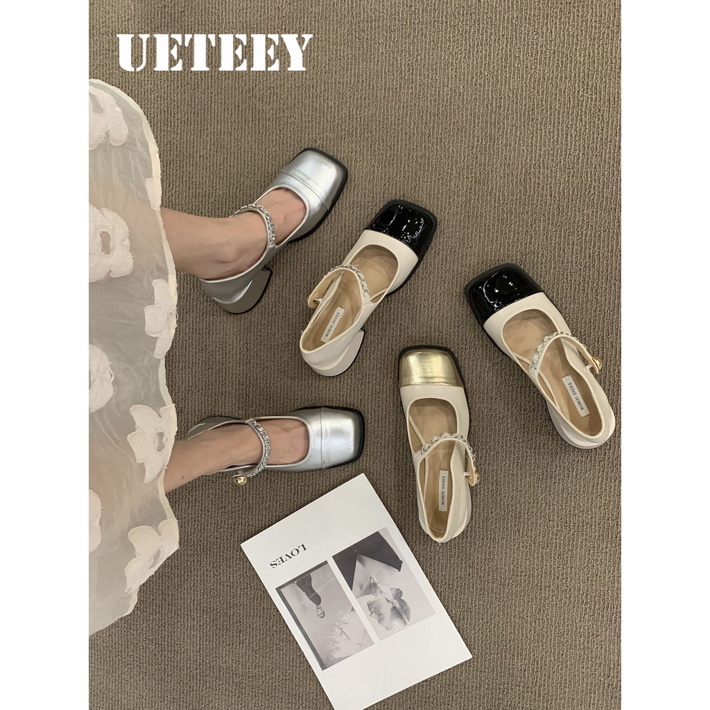 UETEEY  giày búp bê đế cao lolita giày Mary Jane Đế da mềm đế thời trang Phóng khoáng Năng động Thanh lịch Thoải mái FSX23A0X7B 44Z231030