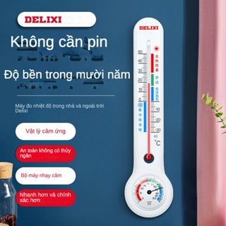 Nhiệt Ẩm Kế Cơ Học Thermometer DELIXI - Thiết Bị Chuyên Dụng Để Đo Độ Ẩm Và Nhiệt Độ Phòng trẻ em nhà kính