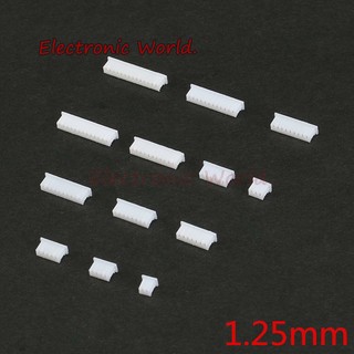 Set 50 đầu nối 50 cái 1.25 y 1.25mm 2p 3p 4p 5p 6p 8p 9p 10p 11p 12p 13p 14p giá đỡ