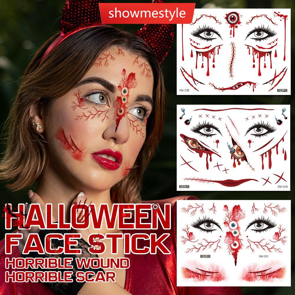 Sms Hình Xăm Dán Chống Thấm Nước s4w2 Phong Cách halloween Độc Đáo