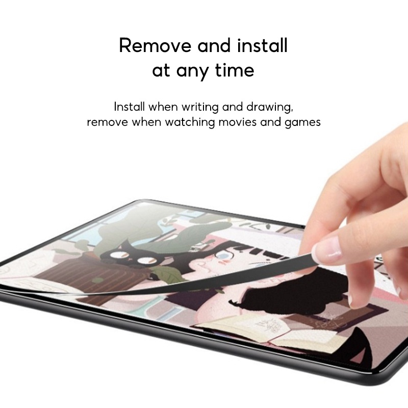 Tbtic Ốp Máy Tính Bảng Bằng Giấy Nhám Từ Tính Bảo Vệ Màn Hình Cho xiaomi pad 6 5 pro 2023 2022 11 inch