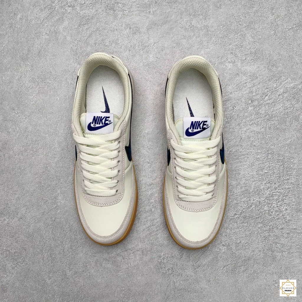 Giày Thể Thao Nk Killshot 2 Midnight Navy Màu Trắng Kem Logo Xanh Navy Vintage Cực Đẹp Cho Cả Nam Và Nữ