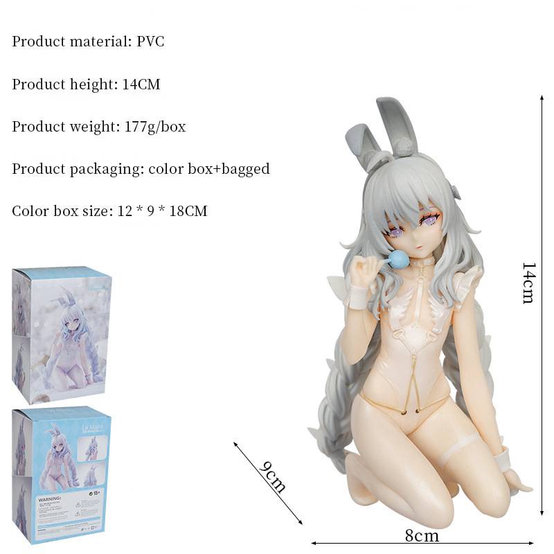 Mô Hình Nhân Vật Cô Hầu Gái anime azur lane mnf le malin