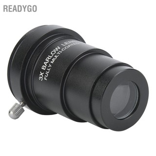 ReadyGo 3x Ống kính Barlow M42x0.75 Giao diện ren cho Thị của Kính viễn vọng Thiên văn 1 25 inch