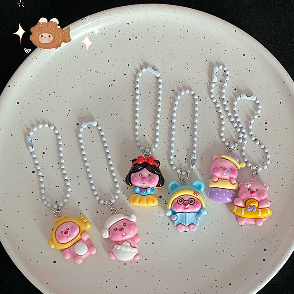 Móc Khóa Nhựa pvc 6cm Hình Trái Tim Dễ Thương