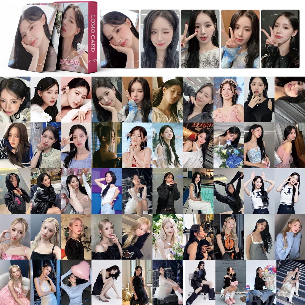 I-DLE I want that MIYEON Heat Photocard Lomo Card Postcard