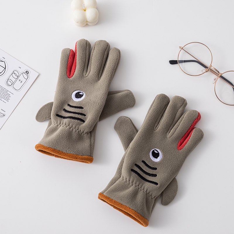Găng Tay Giữ Ấm Hoạt Hình Xinh Xắn Cho Bé 5-12 Tuổi