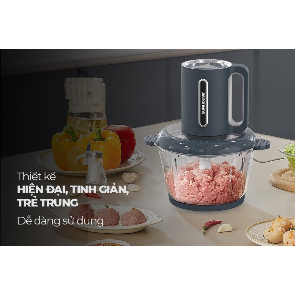 Máy xay thịt Sunhouse SHD5403 cối thủy tinh - SẢN PHẨM MỚI - Bảo hành 12 tháng