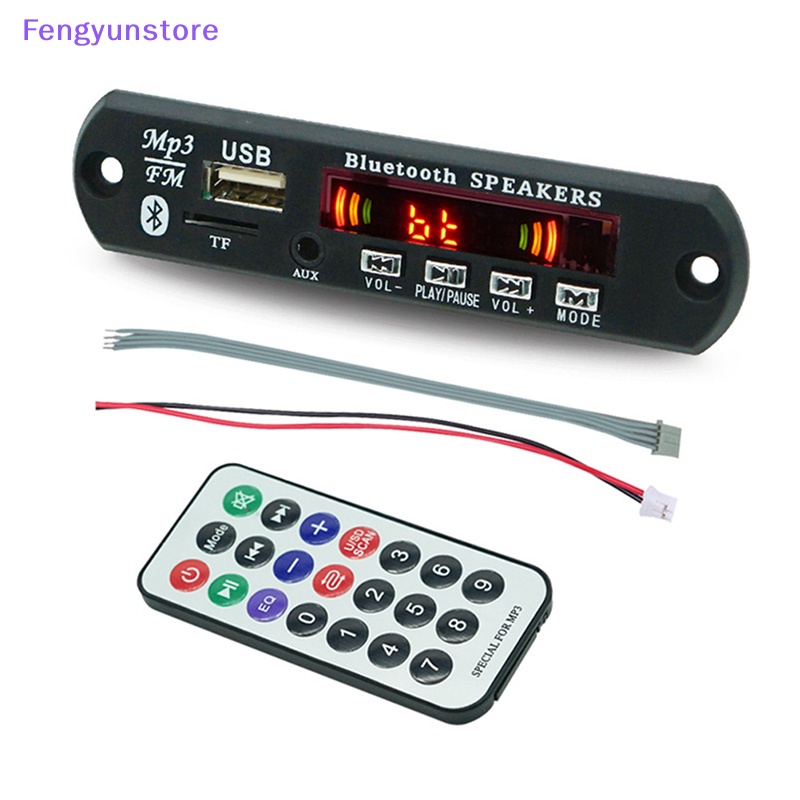 Bảng Mạch Giải Mã Âm Thanh usb tf fm radio mp3 Không Dây 5.0 9v-12v mp3