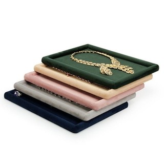 Khay trang sức ngăn kéo trang sức Cashmere thanh lịch trên biển để trưng bày vòng cổ và vòng đeo tay