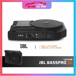 Loa sub siêu trầm ô tô thương hiệu jbl haman basspro sl siêu trầm gầm ghế 8 inches liền âmly chính hãng