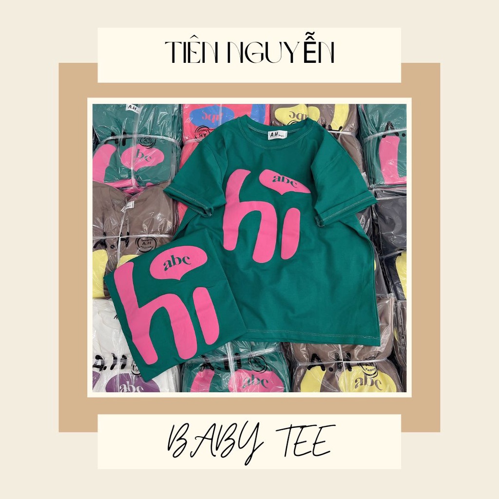 ÁO THUN PHOM BABY TEE BIG SIZE A48 BIG SIZE 55-90KG