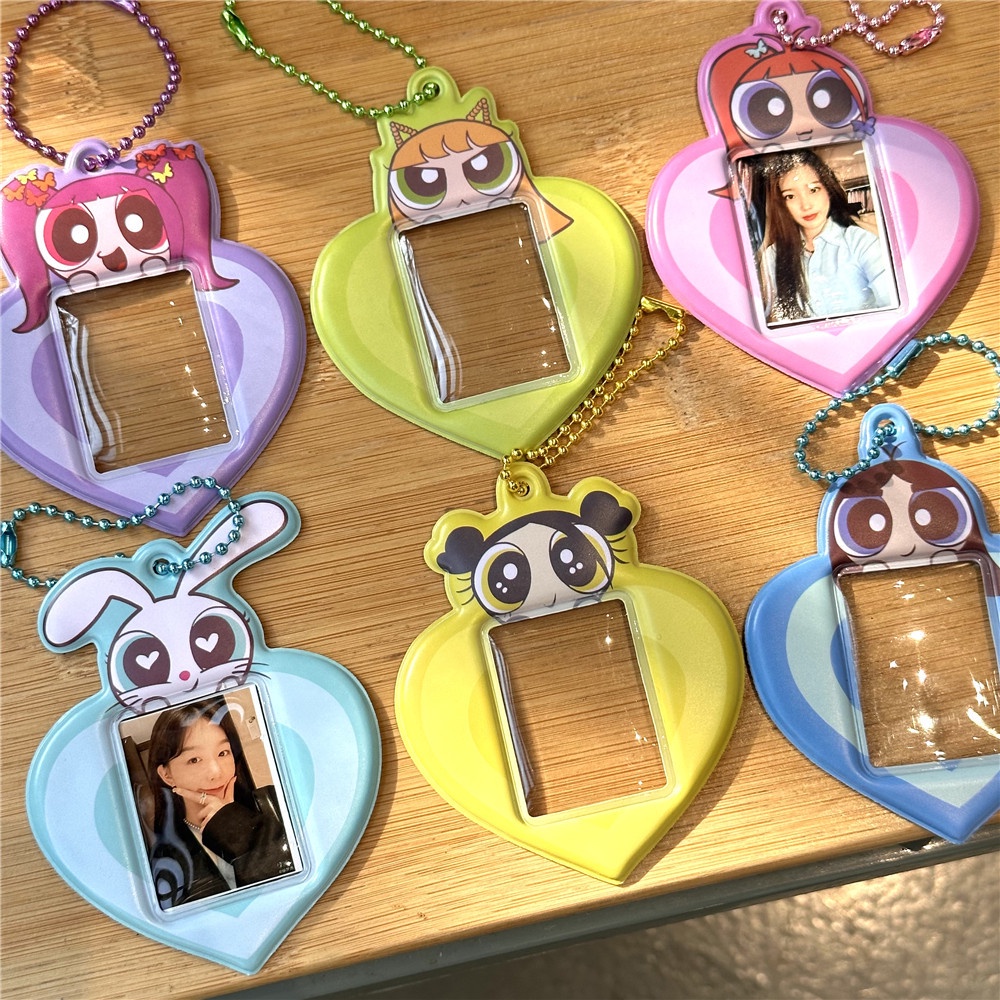 Móc Khóa Hình Các Thành Viên Nhóm Nhạc kpop newjeans powerpuff 1 inch Dễ Thương