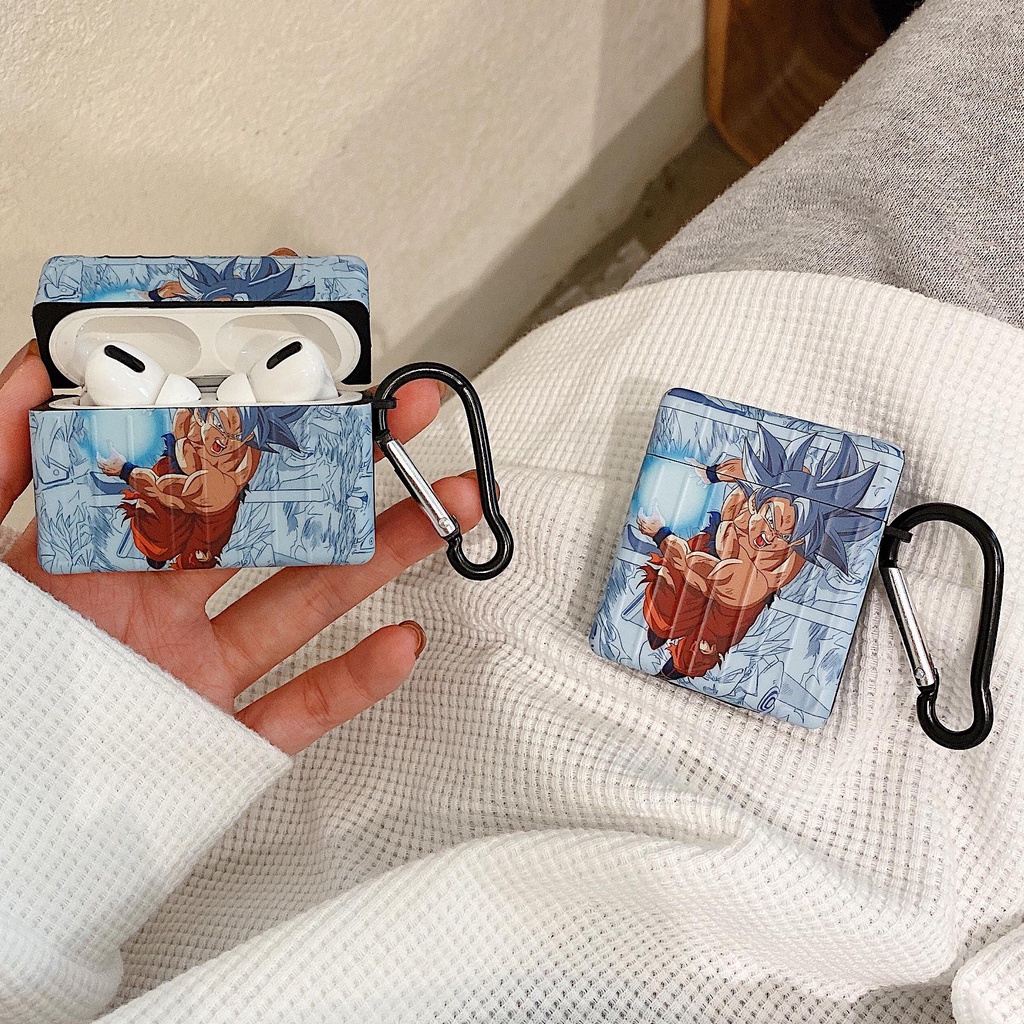 Hoạt Hình Vỏ Bảo Vệ Hộp Sạc Tai Nghe airpods pro 1 / 2 pro2 3rd Hình Vali Chống Sốc Hình son goku