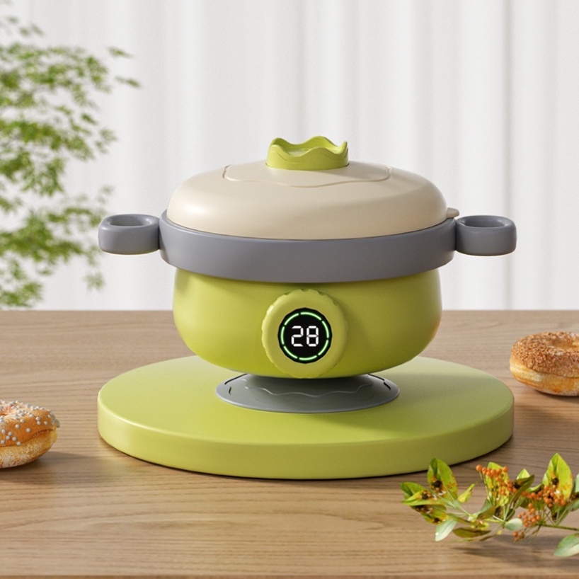 Bát Ăn Giữ Nhiệt Bằng Thép Không Gỉ 316 400ml Có Màn Hình Hiển Thị Nhiệt Độ