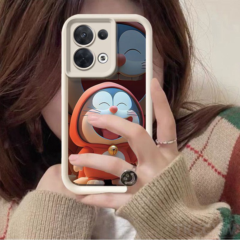 Dễ Thương Ốp Điện Thoại Mềm Chống Rơi Họa Tiết doraemon Hoạt Hình Cho oppo reno 5 6 7 8 lite 7z 8z 8t
