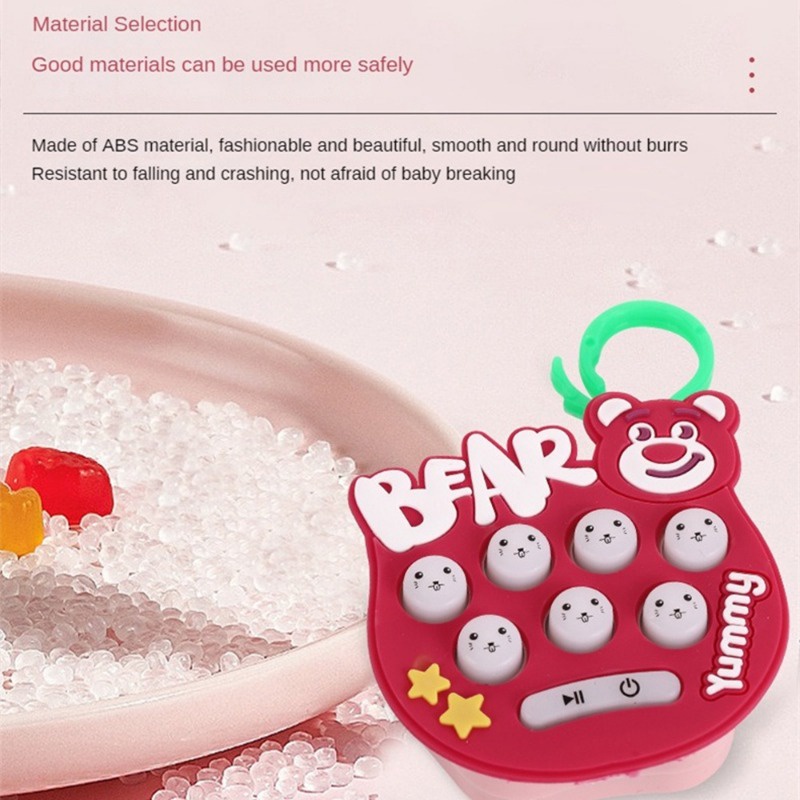 Sanrio pop Móc Khóa Máy Chơi game Cầm Tay mini In Chữ it whack-a-mole melody Dễ Thương Cho Bé