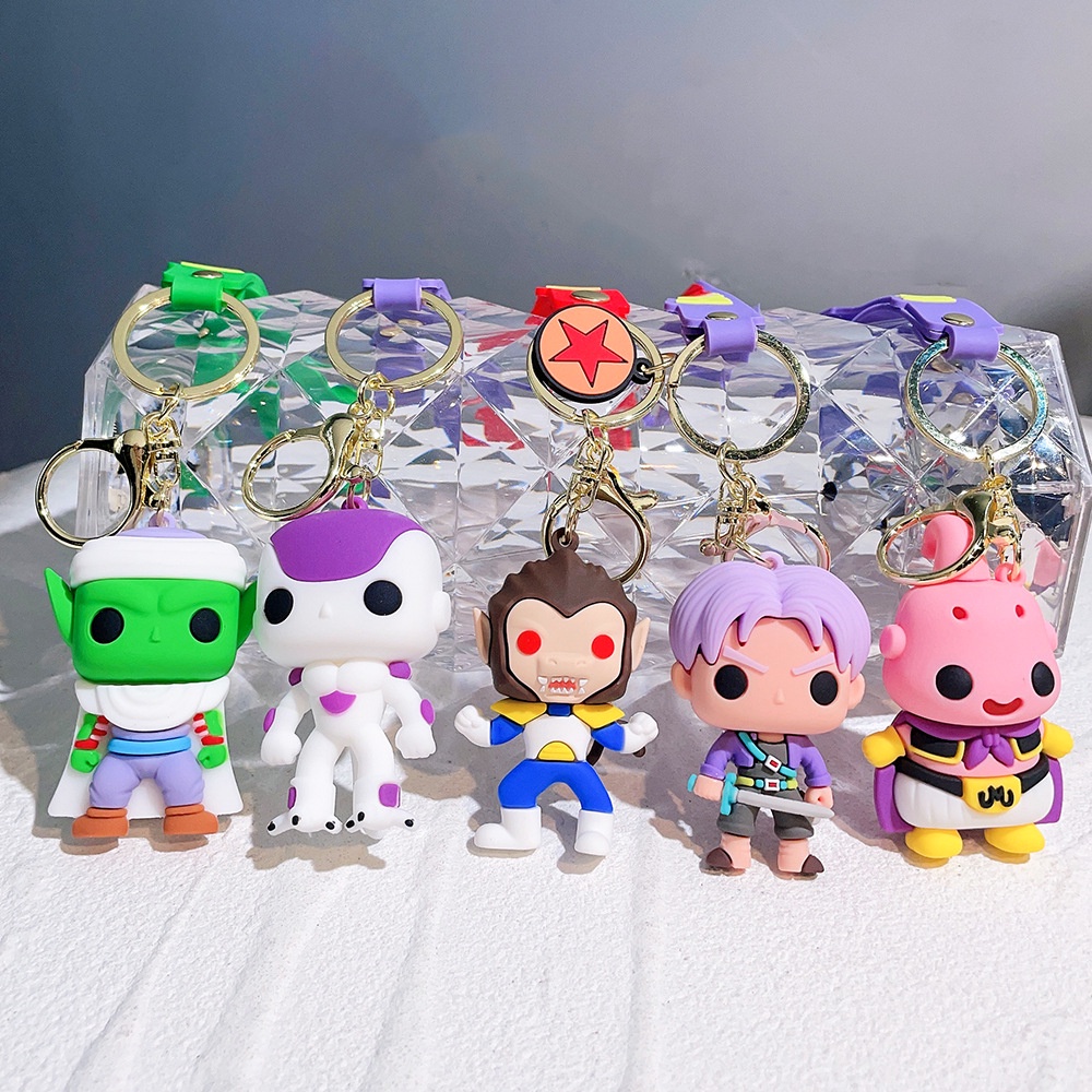 Móc Khóa Silicon Hình Nhân Vật goku Trong Phim Hoạt Hình dragon ball
