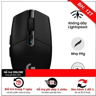 Chuột game không dây Lightspeed Logitech G304 - Cảm biến Hero, 12k DPI, nhẹ, 6 nút lập trình, on-board memory, pin 250h.