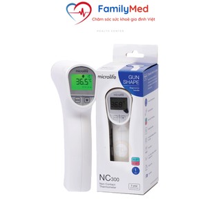  Nhiệt kế hồng ngoại đo trán MICROLIFE NC300 CHÍNH HÃNG - Bảo hành 2 năm FamilyMed