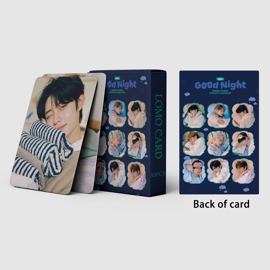 ZB1 Album GOOD NIGHT Photocard ZEROBASEONE 2024 Season‘s Greetings Lomo Card