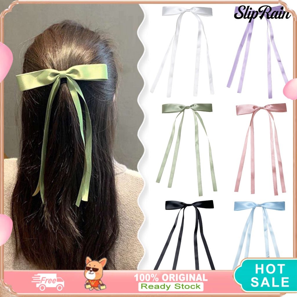 [cod] [cod] [cod]♥Set 6 / 10 Kẹp Tóc Nơ Nhiều Màu Sắc Đa Dạng Thanh Lịch Dành Cho Nữ