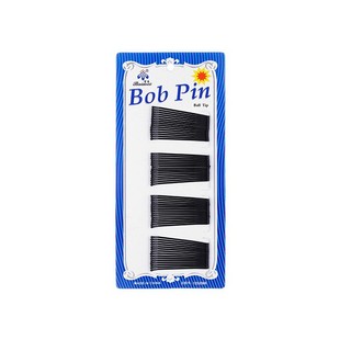 Vỉ 60c kẹp tóc ghim tăm đen - Kẹp tăm màu đen thiết kế đơn giản xinh xắn