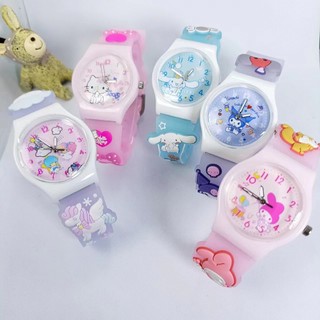 SANRIO Mới Đồng Hồ Thạch Anh Hình Hoạt Hình Đáng Yêu Cho Bé