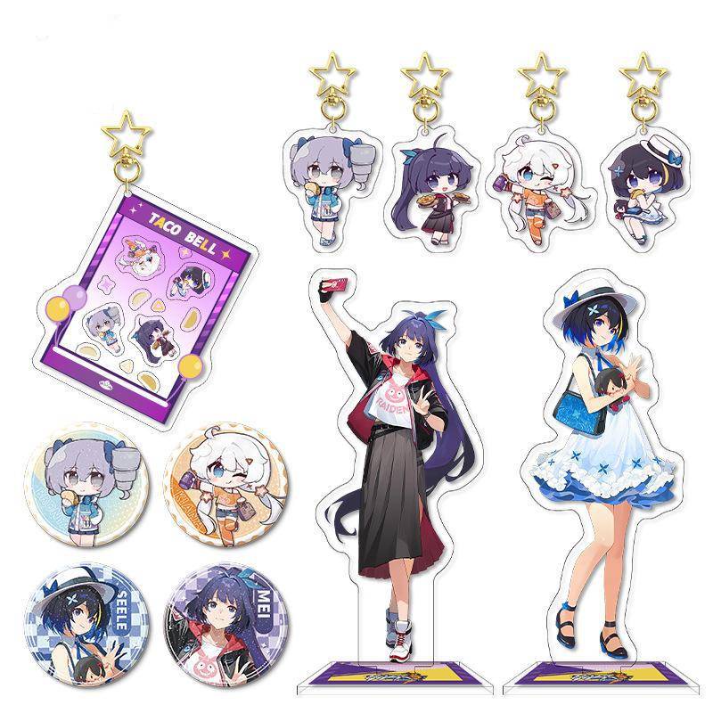 Mô Hình Nhân Vật honkai 3rd tacobell Hoạt Hình honkai mei kiana kaslana