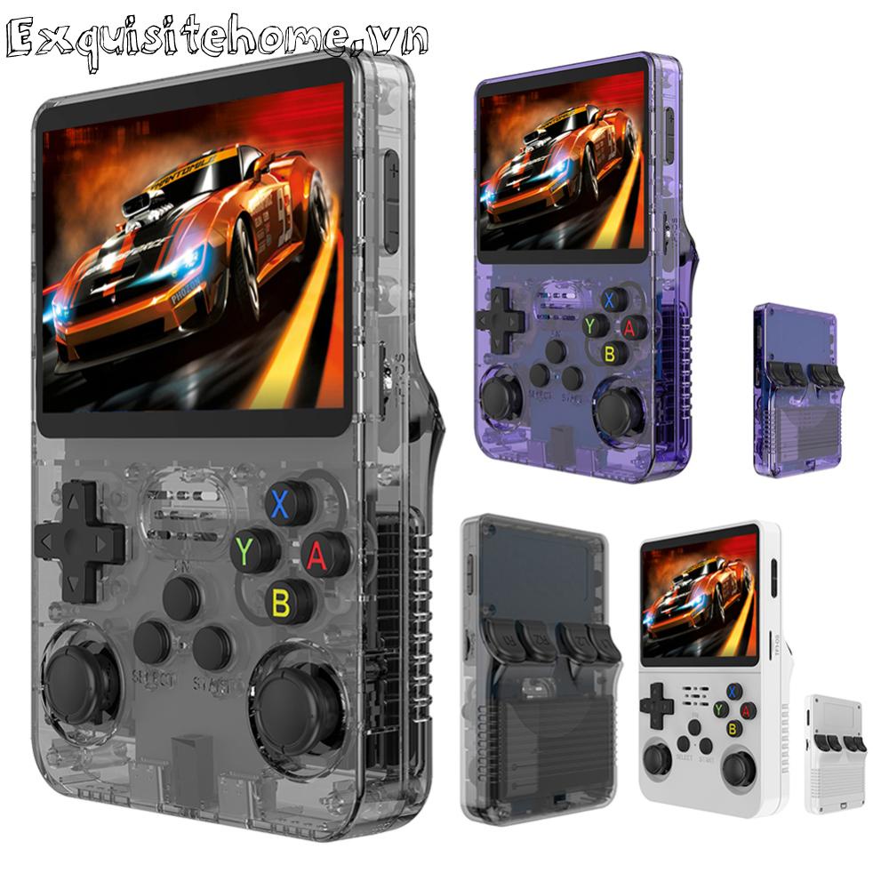 Máy Chơi game Cầm Tay r36s Màn Hình 3.5 inch 64gb Phong Cách Cổ Điển Cho Người Lớn Và Trẻ Em