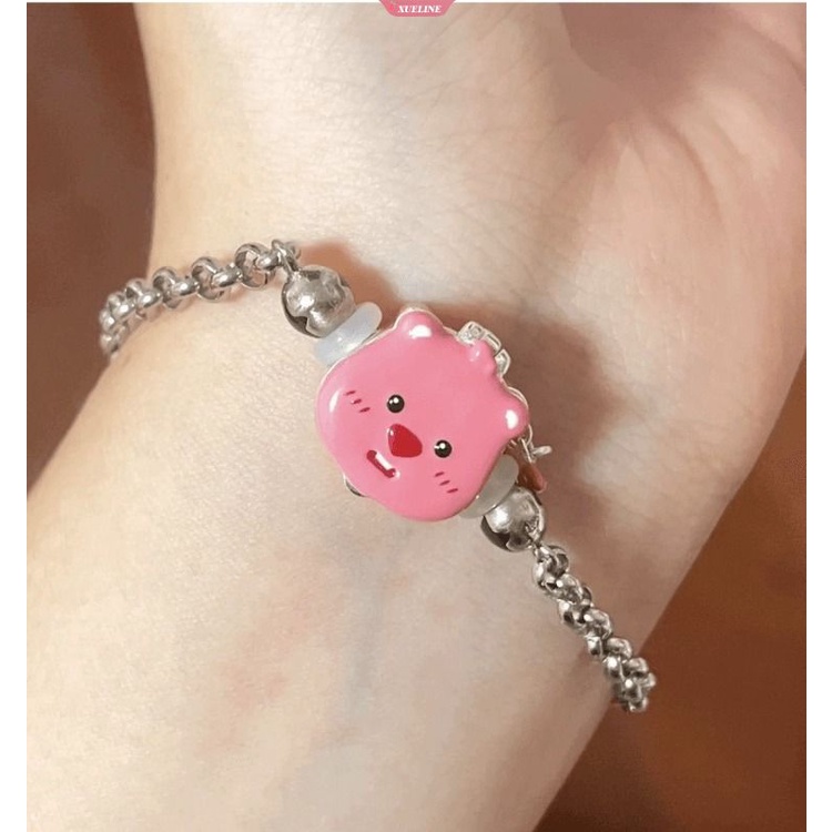 Kawaii loopy Vòng Tay Thiết Kế Hoạt Hình Màu Hồng Dễ Thương Cá Tính Làm Quà Tặng Dành Cho Bạn Nữ