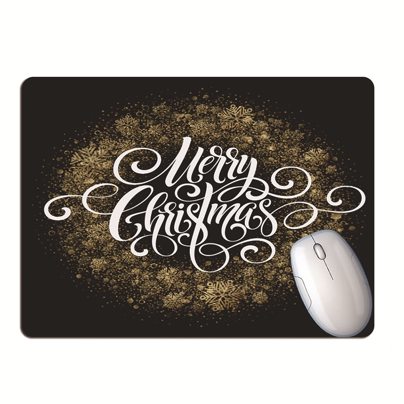 Tấm Lót Chuột Và Bàn Phím Họa Tiết Giáng Sinh Dễ Thương