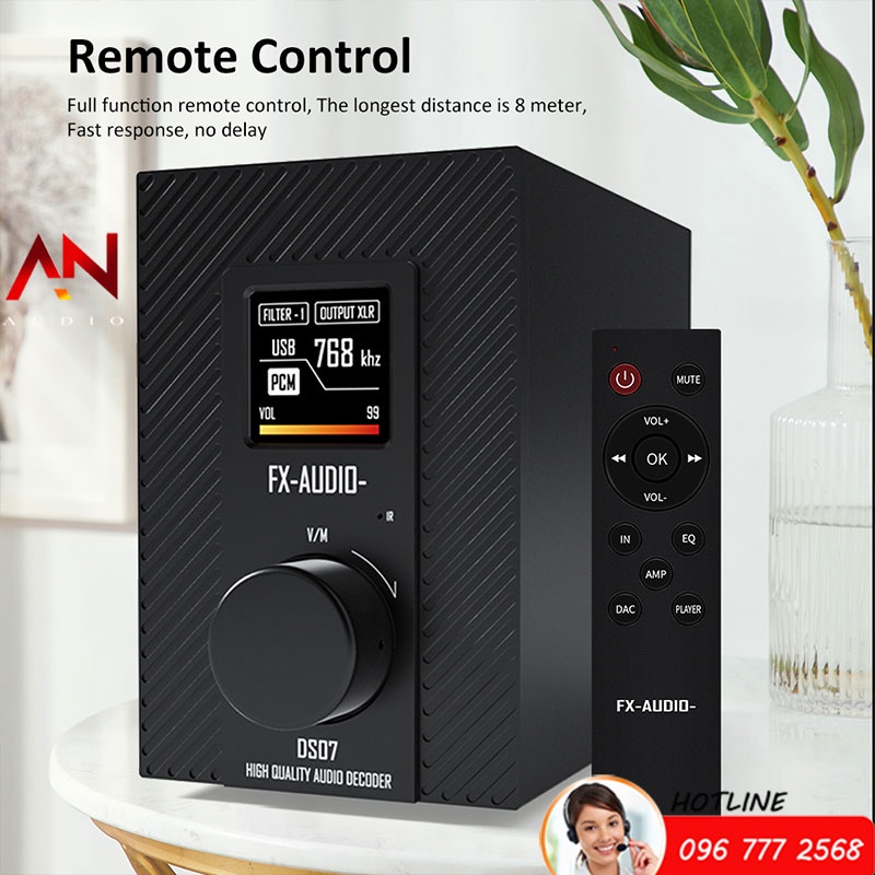 Giải Mã Âm Thanh/ DAC FXAUDIO DS07 - DS07 MQA DSD 512/ ES9068AS/ 5xOPA1612 / XU216