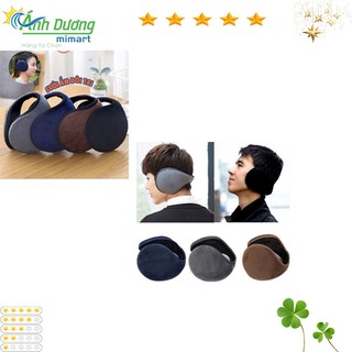 Chụp/ Bịt tai giữ ấm mùa đông lót nỉ Hàn Quốc (AD)