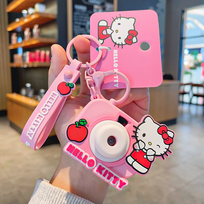 Sanrio Móc Khóa Hình Máy Ảnh Chiếu Hoạt Hình Đáng Yêu