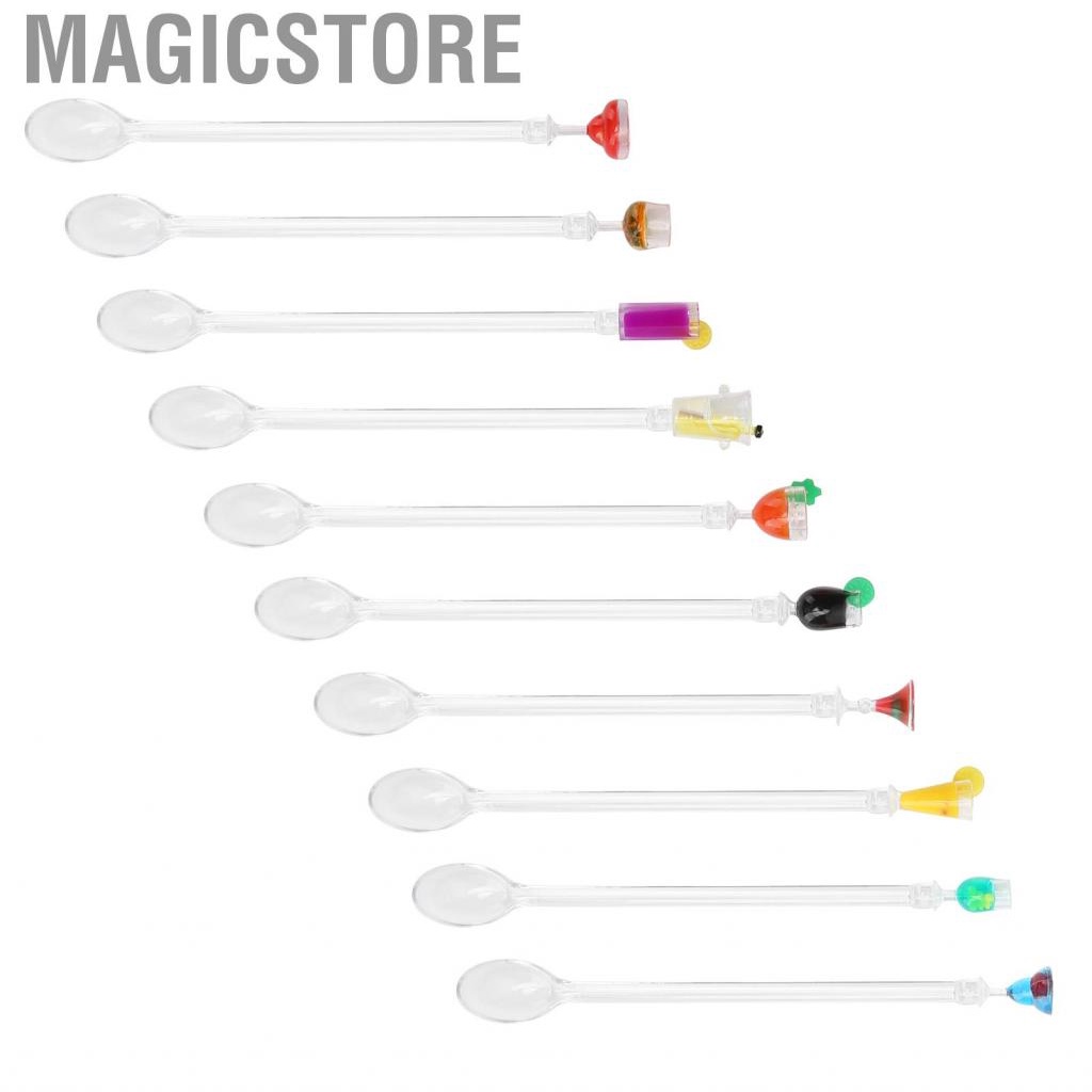 Magicstore 10 X Cute Cocktail Drink Mixer Bar Stirring Mixing Sticks Spoons For Kitchen