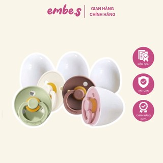 Ty giả nắp trứng kichi núm silicone mềm cho bé embe.s