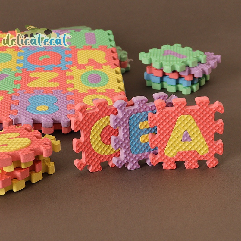 Set 36 Thảm Lót Sàn Nhà Búp Bê Bằng eva Trang Trí Nhà Búp Bê