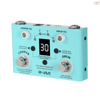♬|Bàn Đạp Hiệu Ứng Âm Dương Và Trống mini 2 Trong 1 Độ Chính Xác Cao 30 Phím Đàn guitar