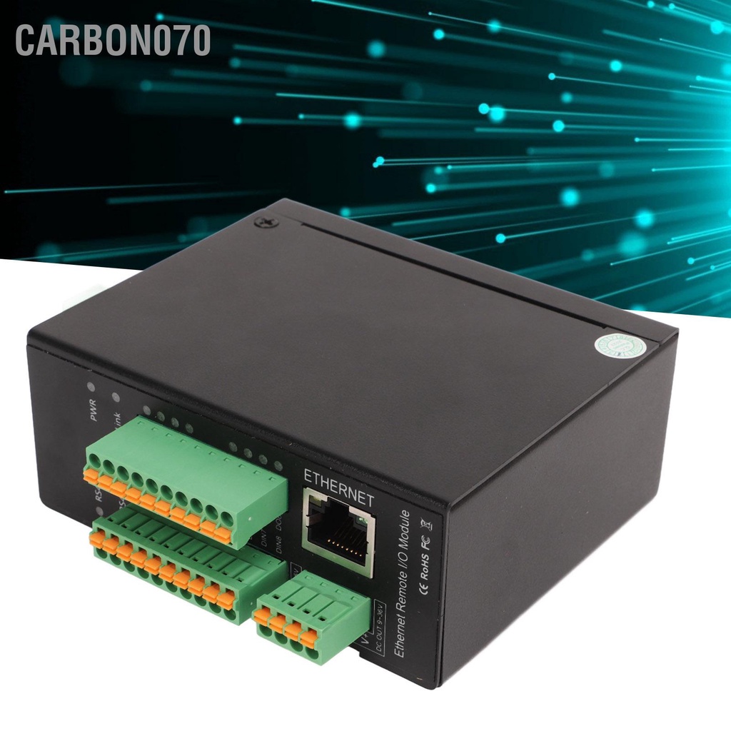 Carbon070 Bộ chuyển đổi đa kênh Analog sang Ethernet Mô-đun IO DC 9‑36V 8 Công suất analog xung tốc độ cao