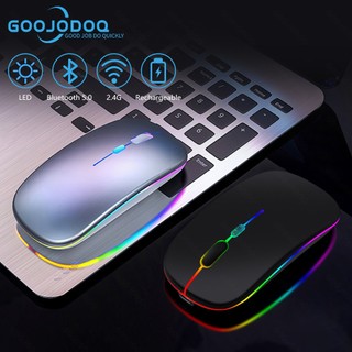 Goojodoq Chuột Chơi Game bluetooth Không Dây Có Đèn Nền