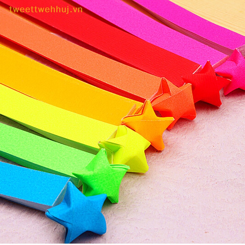 Giấy Gấp Sao origami Nhiều Màu Sắc vn