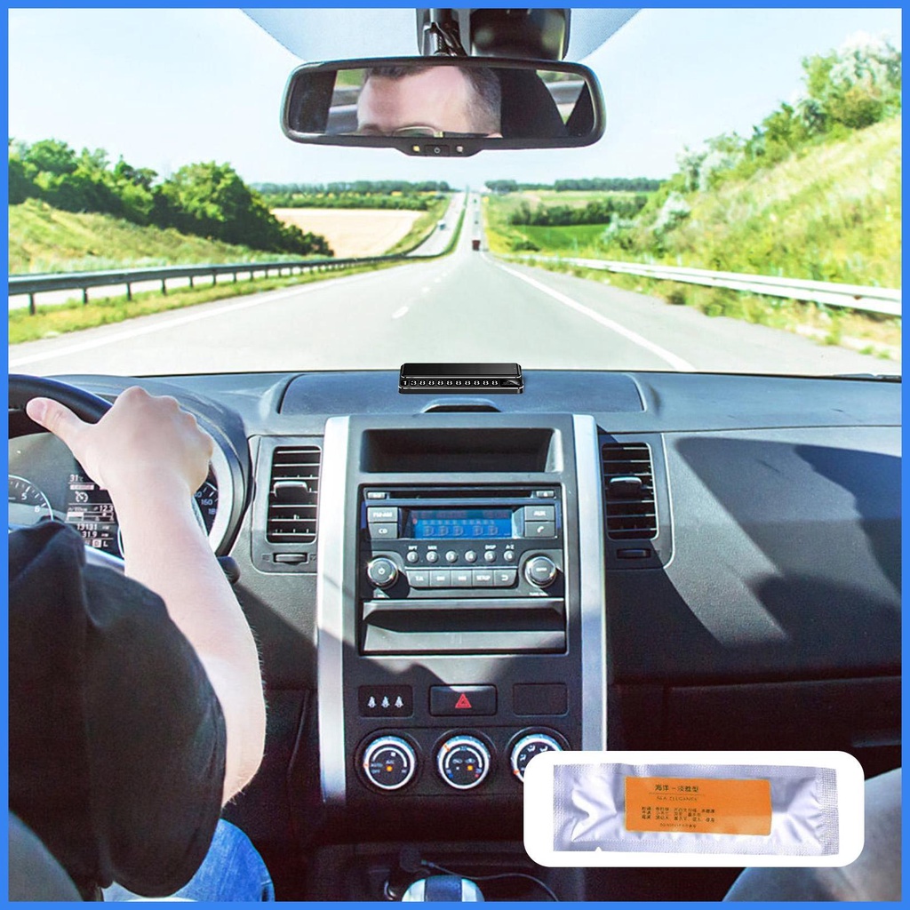 Máy Khuếch Tán Hương Thơm Xe Hơi Sử Dụng Năng Lượng Mặt Trời Tích Hợp Đèn led Chiếu Sáng Biển Số Đậu Xe