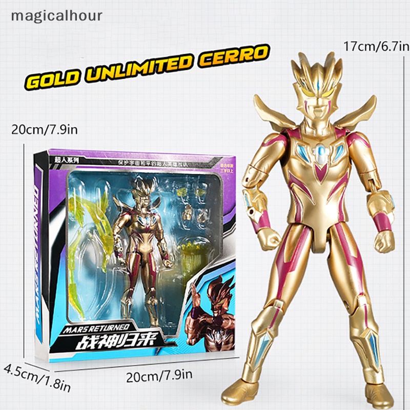 Magicalhour ^ ^ Đồ trang trí Đồ Chơi Nhân Vật Ba Anh Hùng Trong Phim ultraman shf Hợp Thời Trang tiga Real Ligao g heisei Sưu Tầm