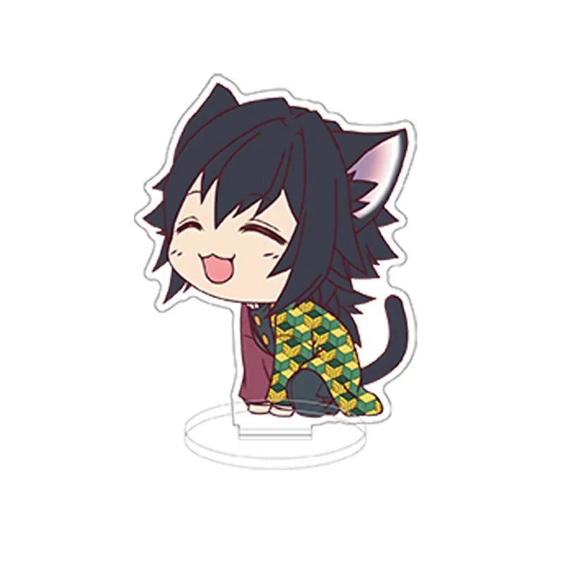 Mô hình Standee Demon Slayer!!!! Anime Figure Tanjirou Nezuko Zenitsu Inosuke Phụ kiện trang trí để bàn góc học tập