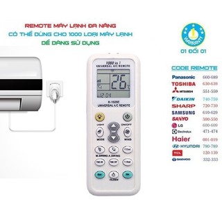 Remote điều khiển máy lạnh đa năng các dòng nội địa nhật....
