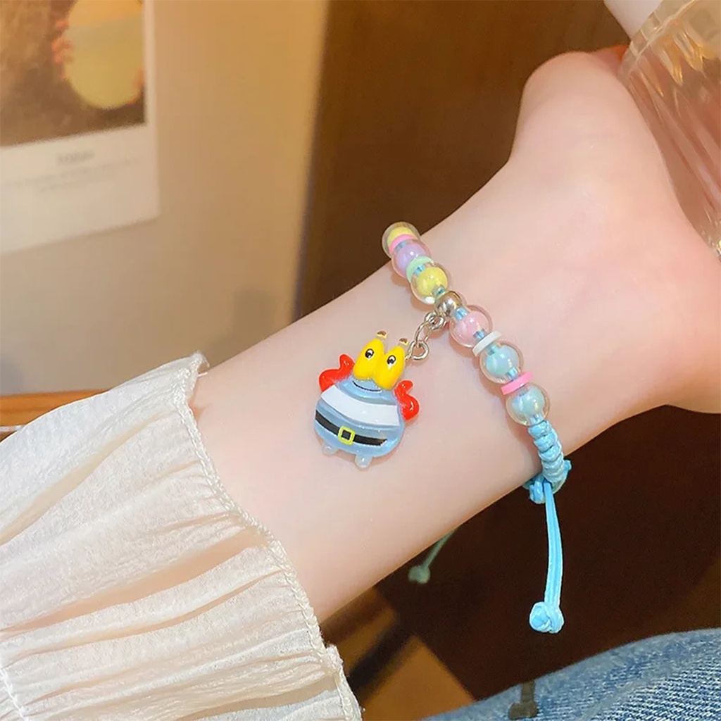 Vòng Tay Dopamine HoạTt Hình Dễ Thương Dây Bện ThờI Vòng Tay Hạt Trang đa Năng Ngọt Tay Phụ Kiện YR